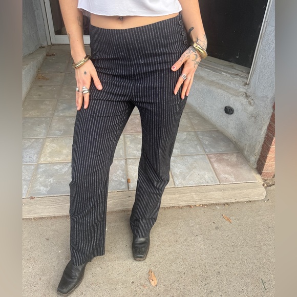 Sundance Pants - Sundance Linen Blend Pinstripe Tailored Trousers – Size 8 NWOT